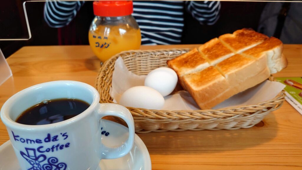 コメダ珈琲店のモーニング