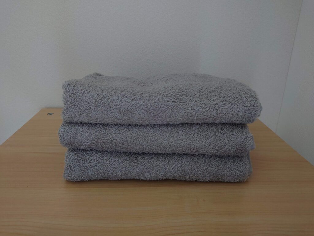タオル研究所のタオルに入れ替え